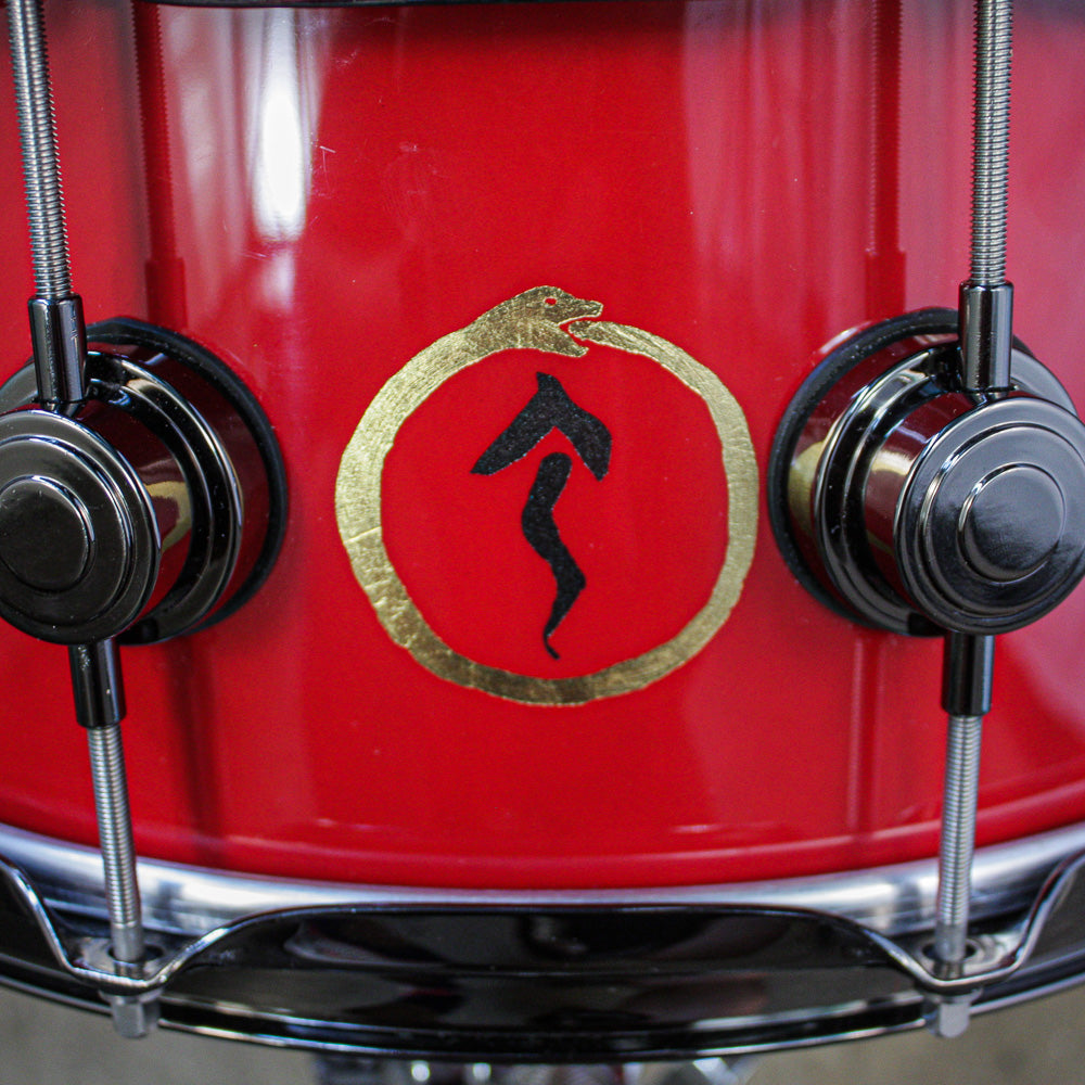 DW 6.5" x 14" EX Snakes and Arrows VLT Neil Peart Replica Snare Signed by All Members of Rush