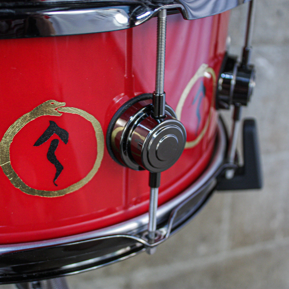 DW 6.5" x 14" EX Snakes and Arrows VLT Neil Peart Replica Snare Signed by All Members of Rush