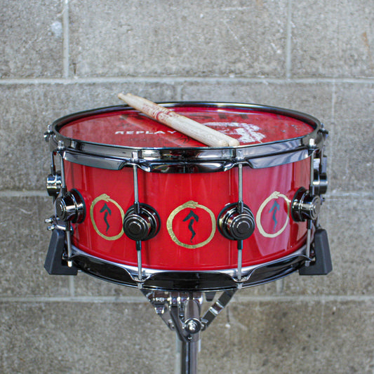DW 6.5" x 14" EX Snakes and Arrows VLT Neil Peart Replica Snare Signed by All Members of Rush
