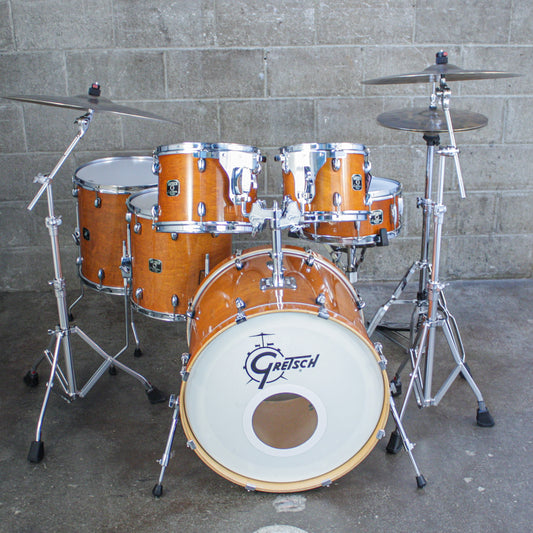 Grestch Catalina Maple Amber Gloss 6-Piece Drum Kit (22/16/14/12/10/SD)