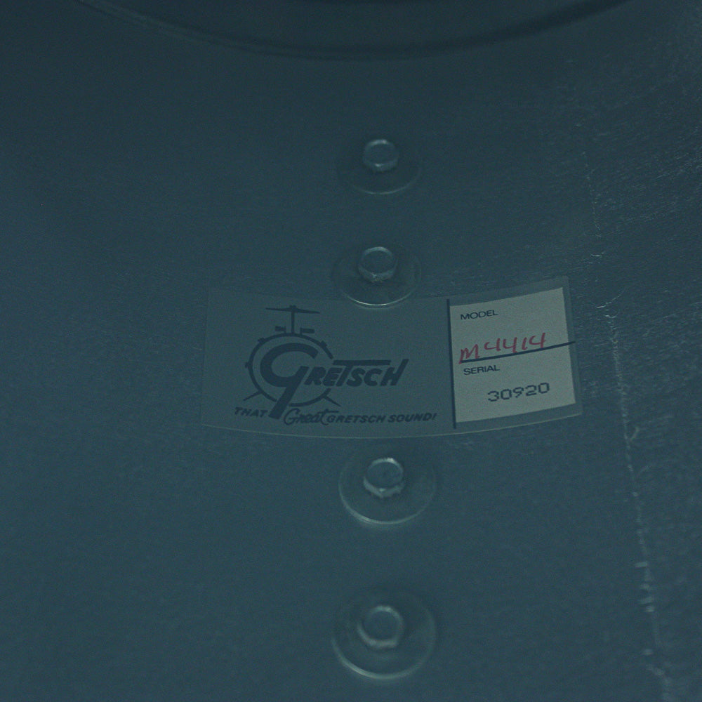 Gretsch 1980s USA Custom Ebony Stain Square Badge Drum Kit (10/12/13/14/16/20)