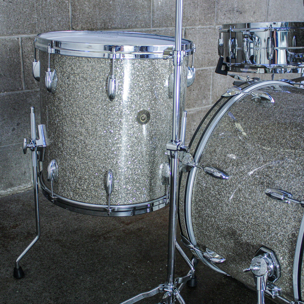 Gretsch Vintage "Name Band" Outfit (22/16/13) – Ginger Glass Glitter – Refurbished by Sam Bacco
