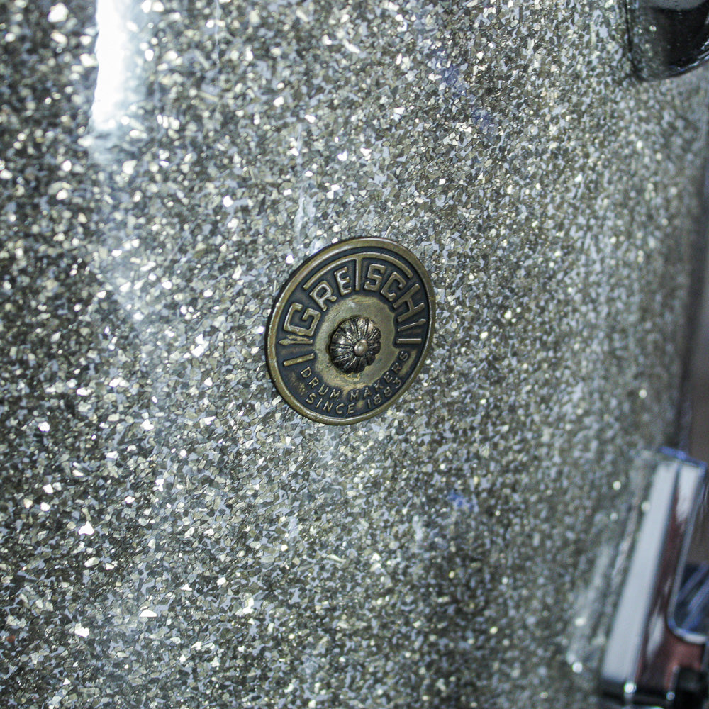Gretsch Vintage "Name Band" Outfit (22/16/13) – Ginger Glass Glitter – Refurbished by Sam Bacco