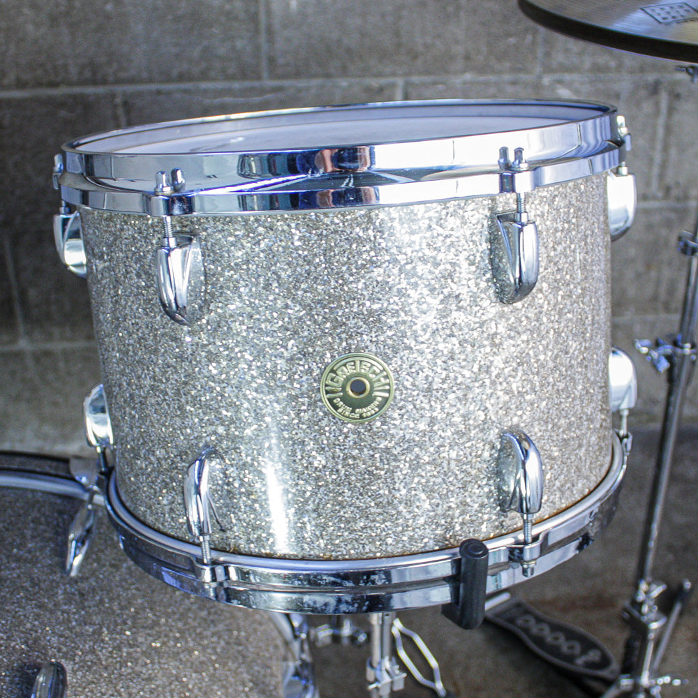 Gretsch Vintage "Name Band" Outfit (22/16/13) – Ginger Glass Glitter – Refurbished by Sam Bacco
