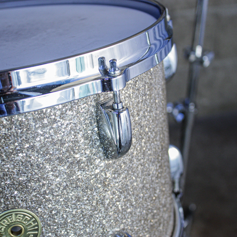 Gretsch Vintage "Name Band" Outfit (22/16/13) – Ginger Glass Glitter – Refurbished by Sam Bacco