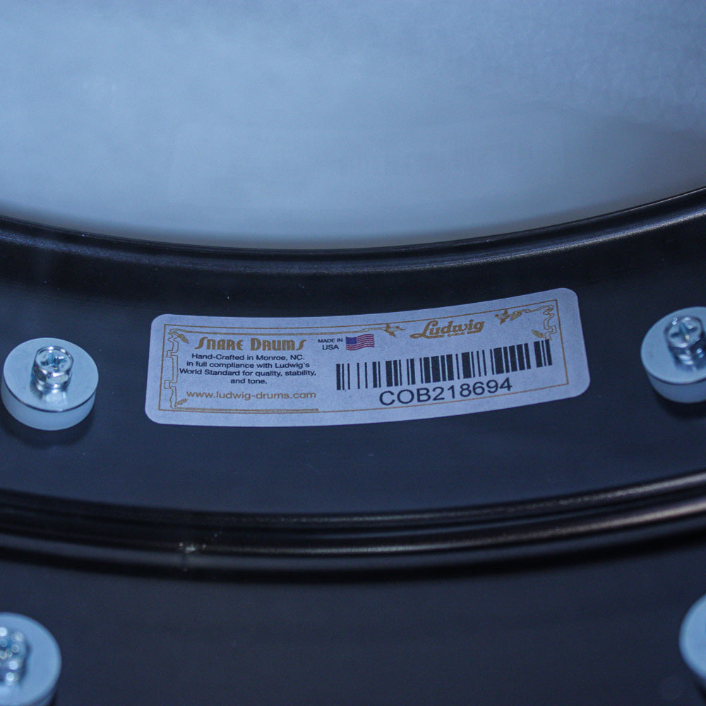 Ludwig 5 x 14" Black Beauty Snare Drum with Tube Lugs