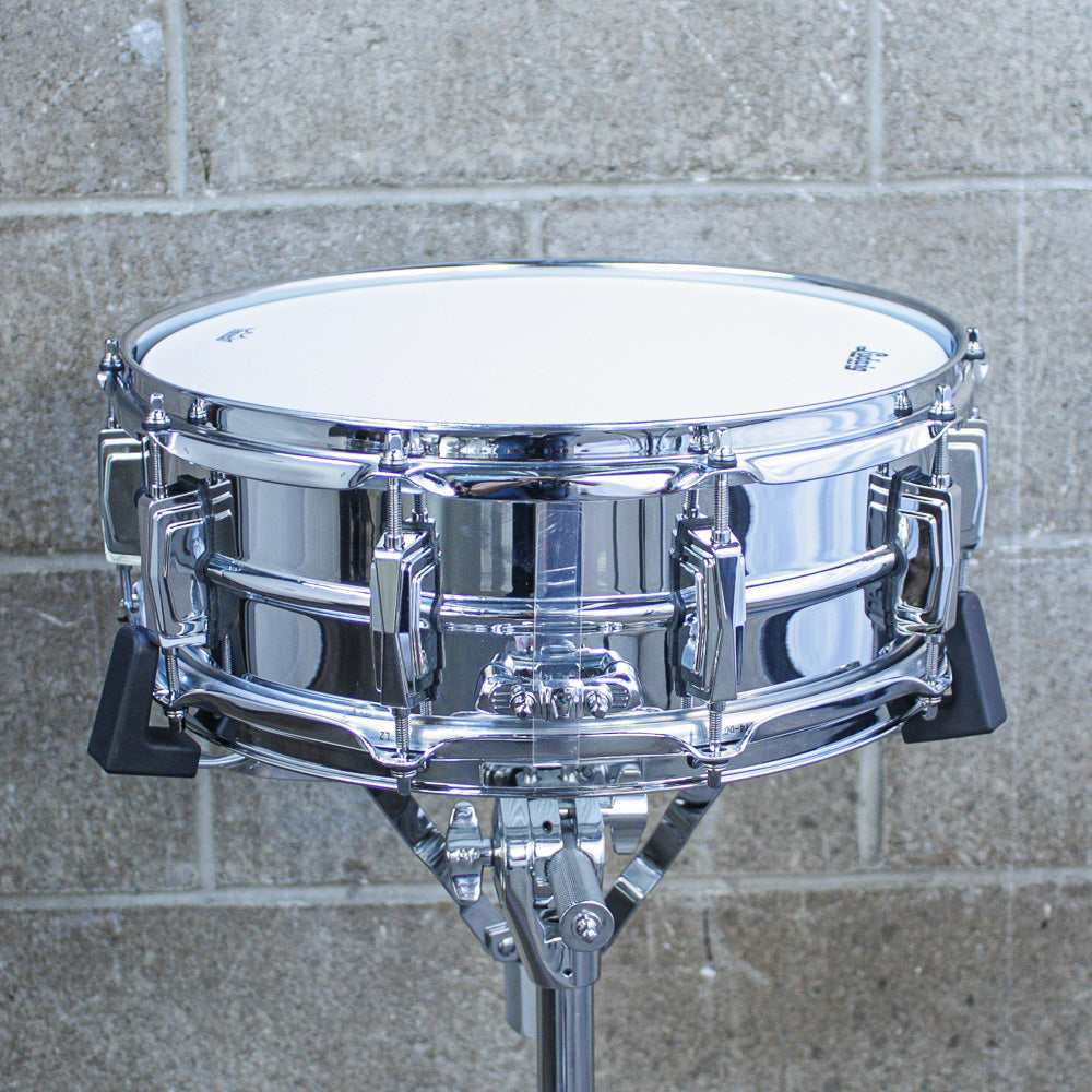 Ludwig 5 x 14" Chrome Over Brass Supraphonic Snare Drum