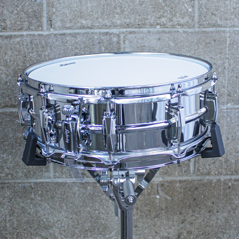 Ludwig 5 x 14" Chrome Over Brass Supraphonic Snare Drum