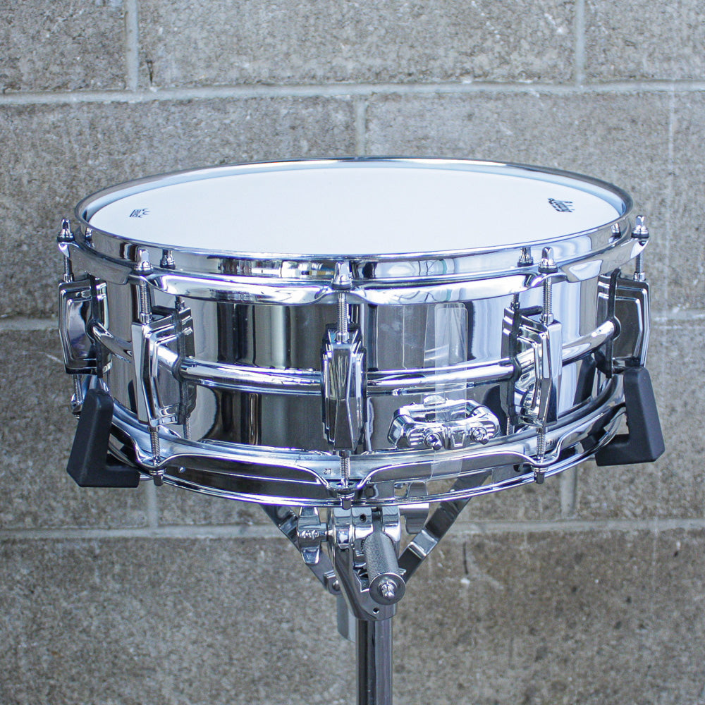 Ludwig 5 x 14" Chrome Over Brass Supraphonic Snare Drum