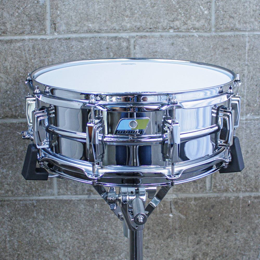 Ludwig 5 x 14" Chrome Over Brass Supraphonic Snare Drum