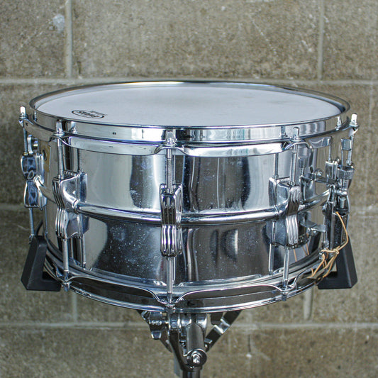 Ludwig 6.5" x 14" “Bowtie Supraphonic” (Large Keystone / Chicago) – Transitional Era, ca. 1984