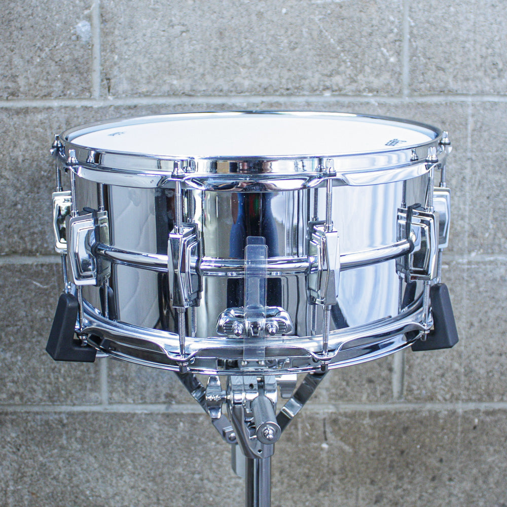 Ludwig 6.5" x 14" Chrome Over Brass Supraphonic Snare Drum