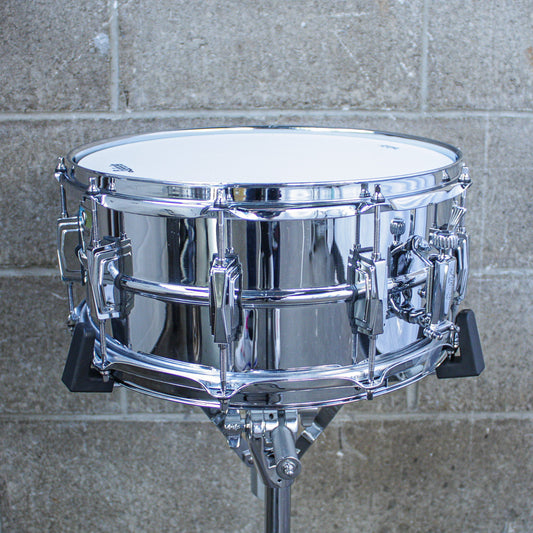 Ludwig 6.5" x 14" Chrome Over Brass Supraphonic Snare Drum