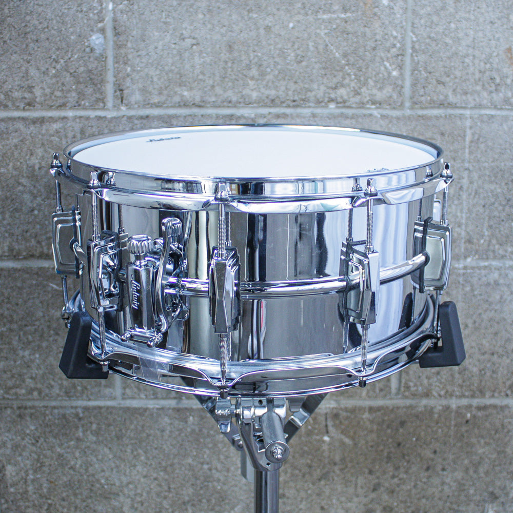 Ludwig 6.5" x 14" Chrome Over Brass Supraphonic Snare Drum