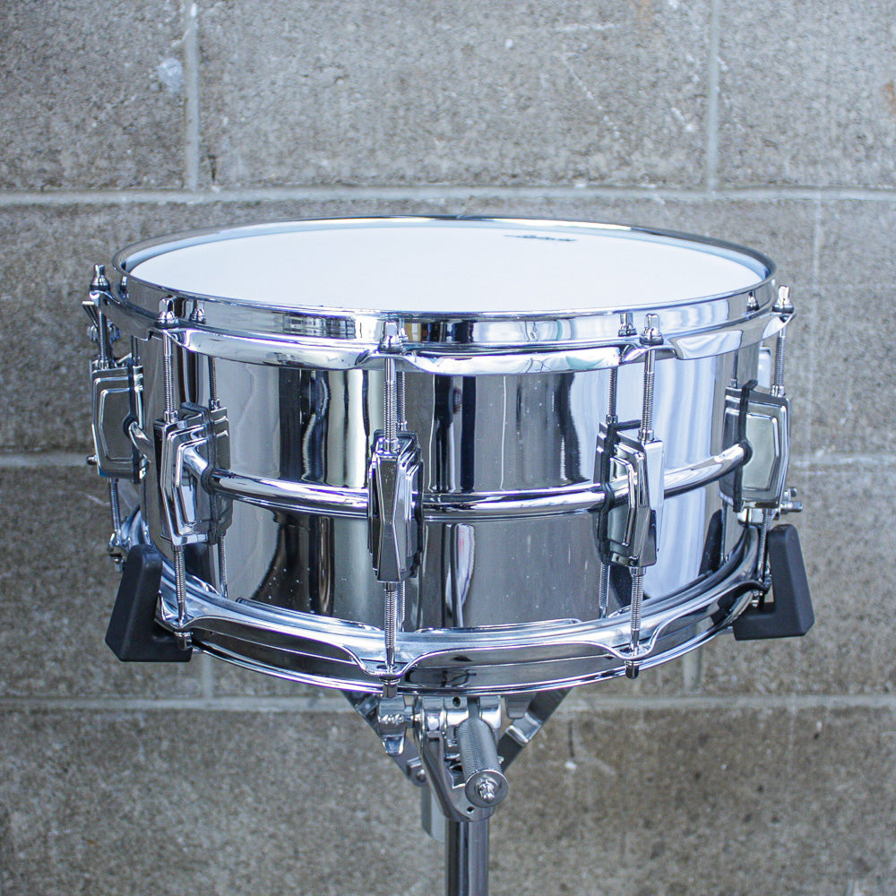 Ludwig 6.5" x 14" Chrome Over Brass Supraphonic Snare Drum