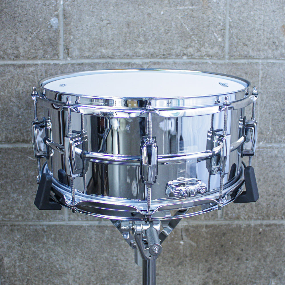 Ludwig 6.5" x 14" Chrome Over Brass Supraphonic Snare Drum
