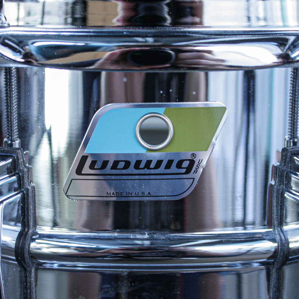 Ludwig 6.5" x 14" Chrome Over Brass Supraphonic Snare Drum