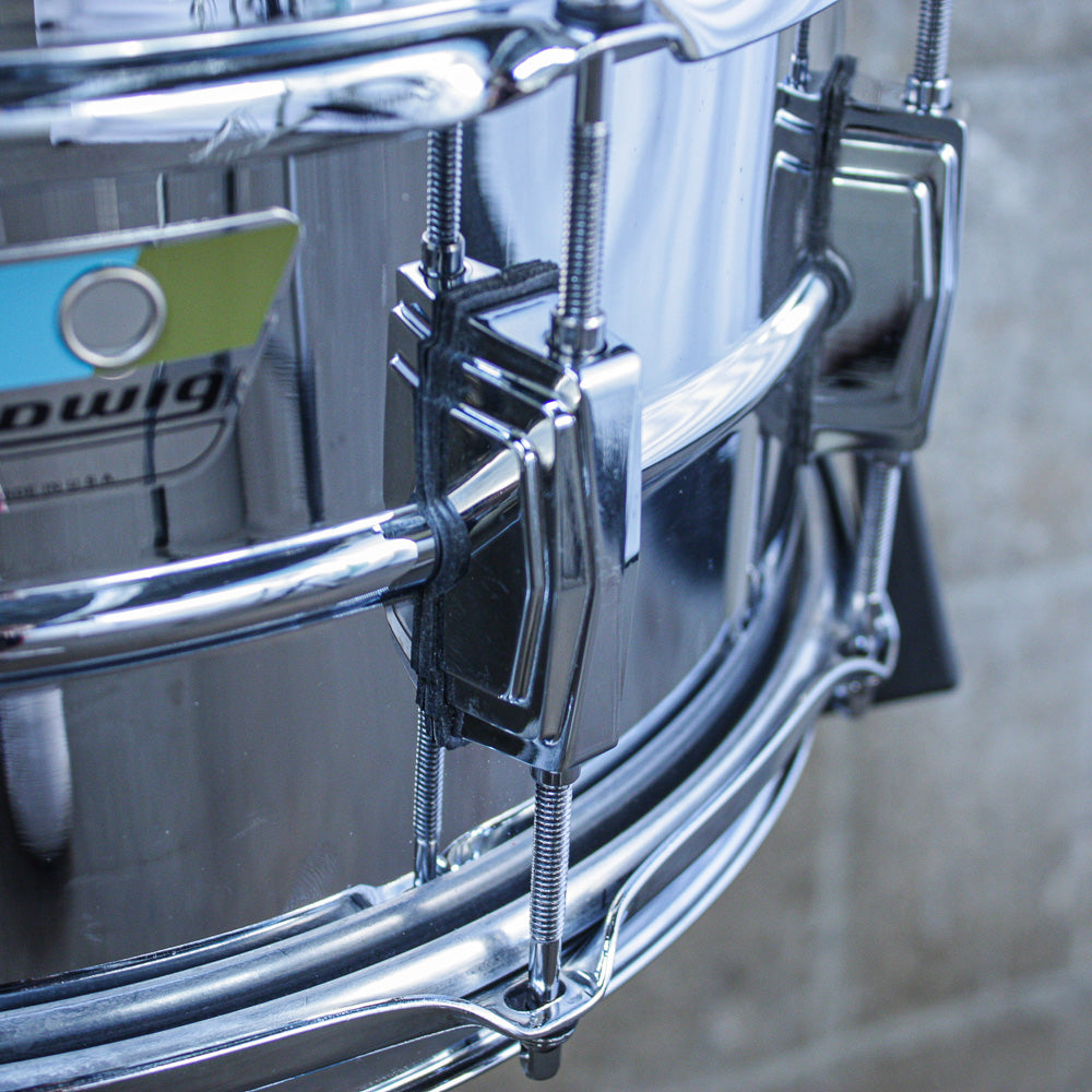 Ludwig 6.5" x 14" Chrome Over Brass Supraphonic Snare Drum