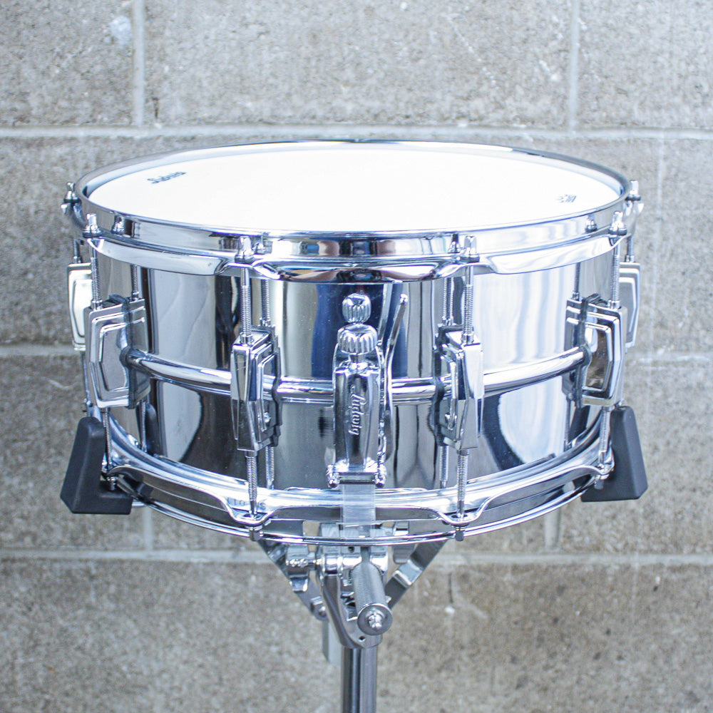 Ludwig 6.5" x 14" Chrome Over Brass Supraphonic Snare Drum