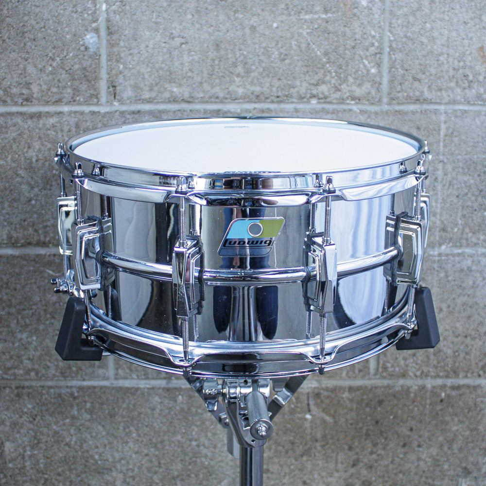 Ludwig 6.5" x 14" Chrome Over Brass Supraphonic Snare Drum