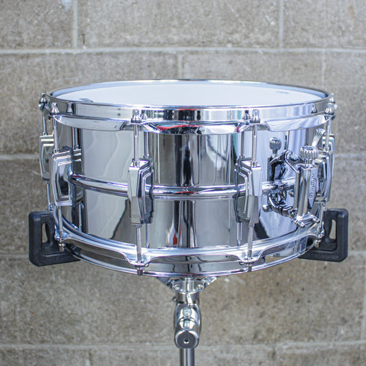 Ludwig 6.5"x14" Chrome Over Brass Supraphonic Snare Drum (LM402B)