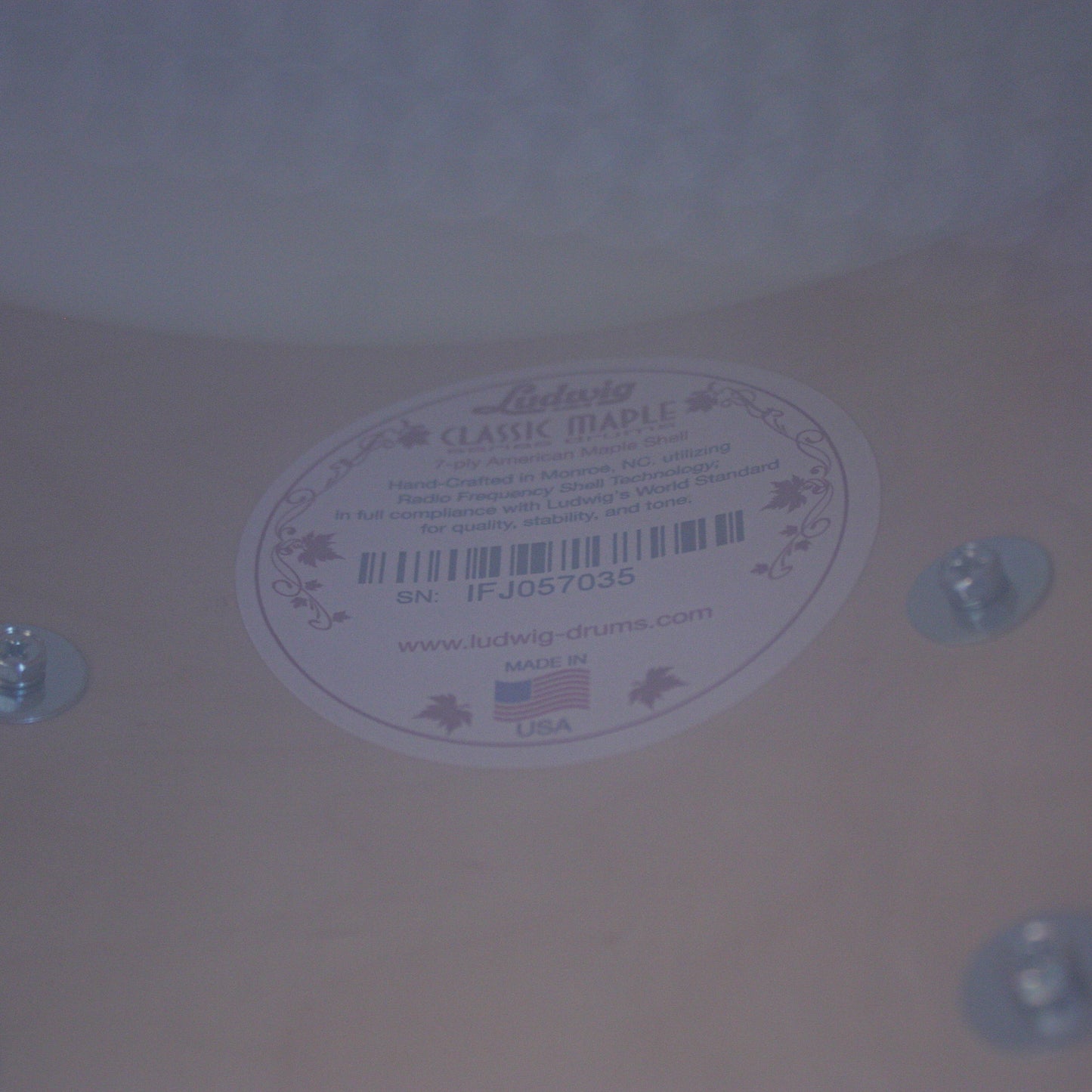 Ludwig Standard Maple 8" x 14" Snare Drum in Mojave Cherry