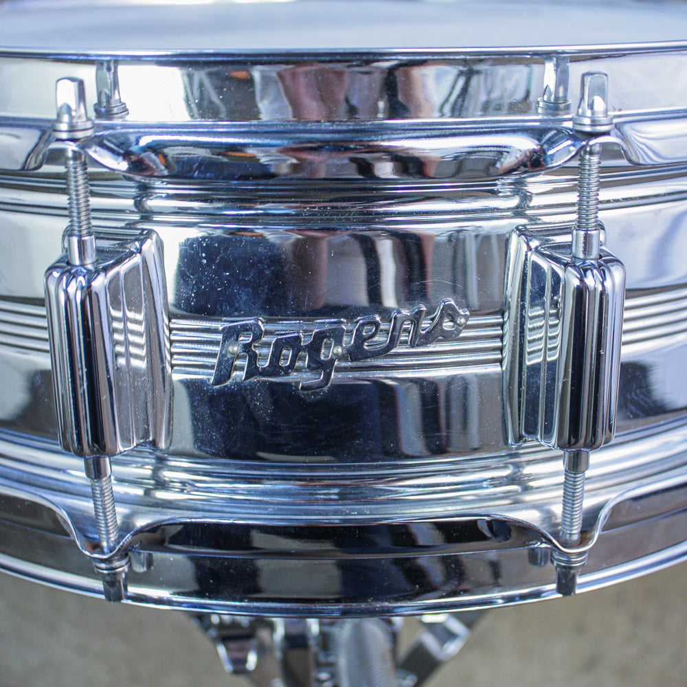 Rogers 1960"s Era 5" x 14" Dynasonic 5 Line COB Snare Drum