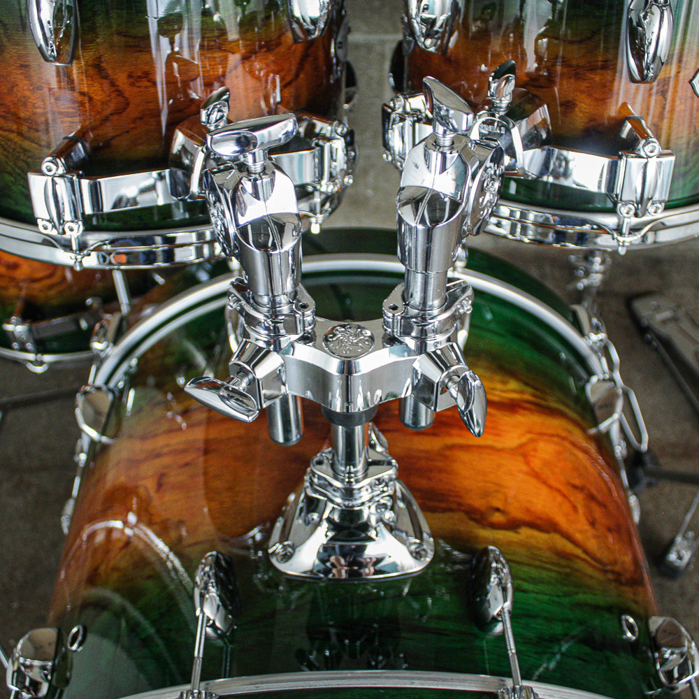 Sakae Celestial 5 Pc Drum Set in Forest Sunburst Laquer (with Snare Drum)