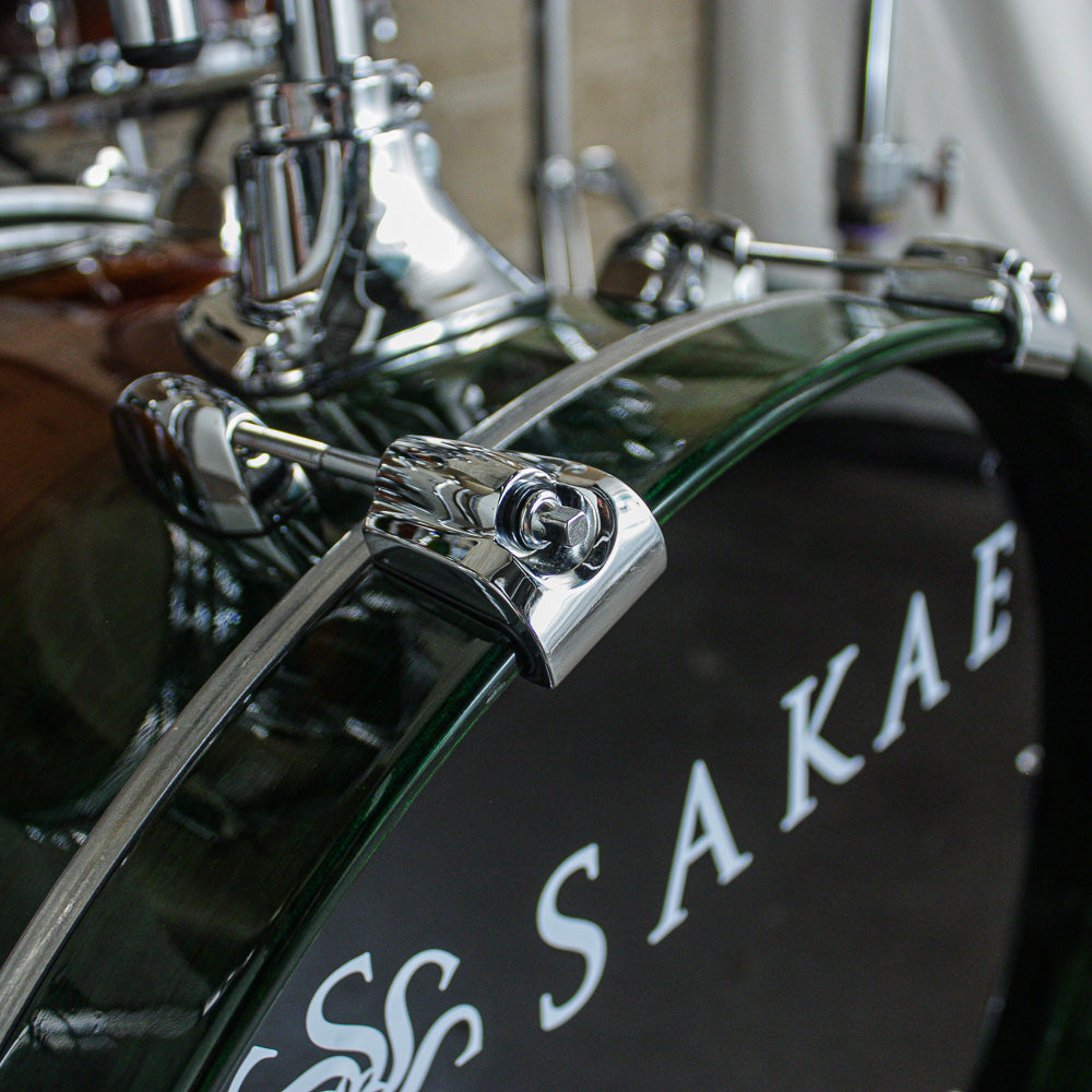 Sakae Celestial 5 Pc Drum Set in Forest Sunburst Laquer (with Snare Drum)
