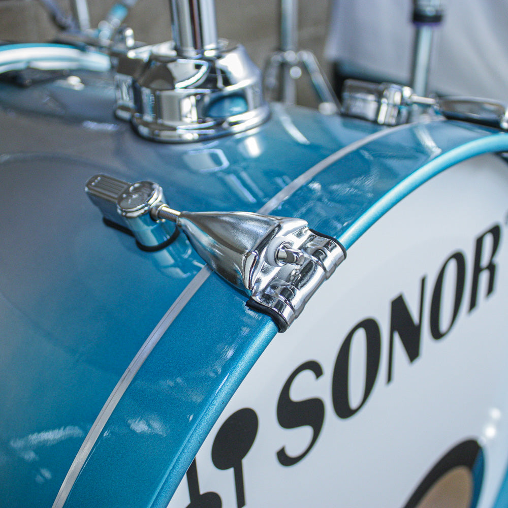 Sonor AQ2 Studio 5 Piece Drum Kit (20/14/12/10/Snr) in Aqua Silver Burst