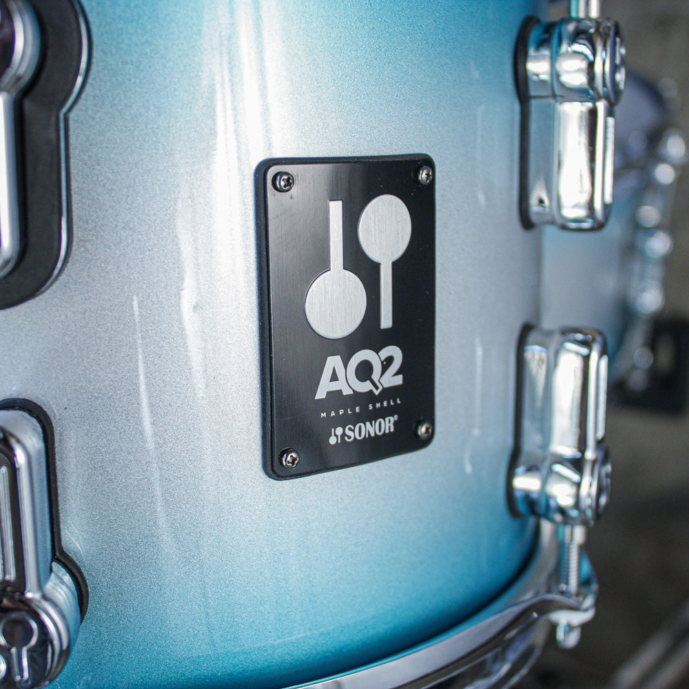 Sonor AQ2 Studio 5 Piece Drum Kit (20/14/12/10/Snr) in Aqua Silver Burst