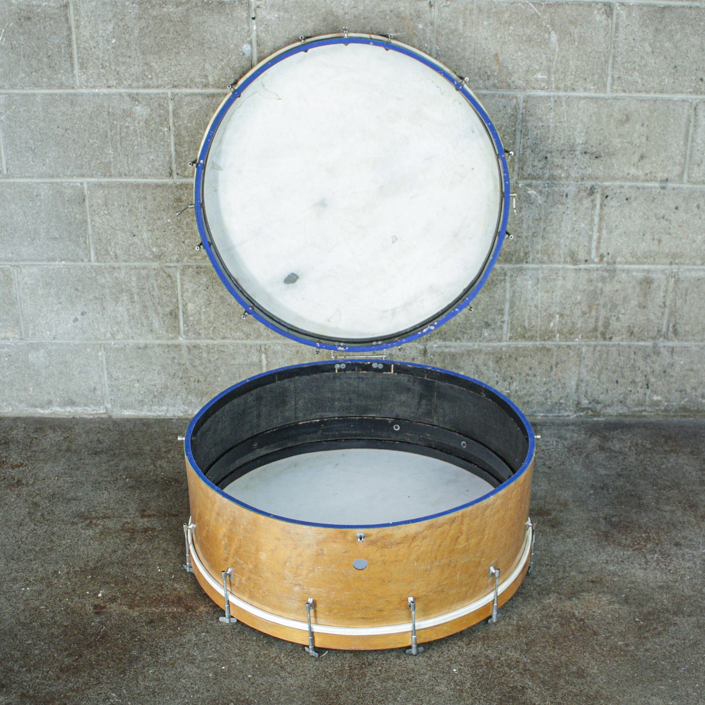 Walberg & Auge 28" Early 1900's Hinged Bass Drum