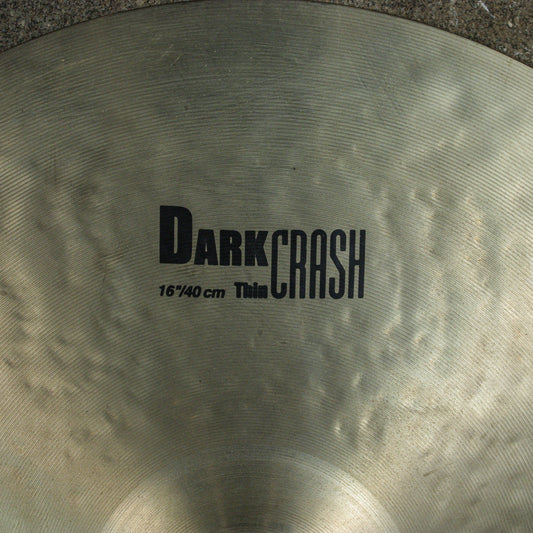 Zildjian 16" K Dark Thin Crash