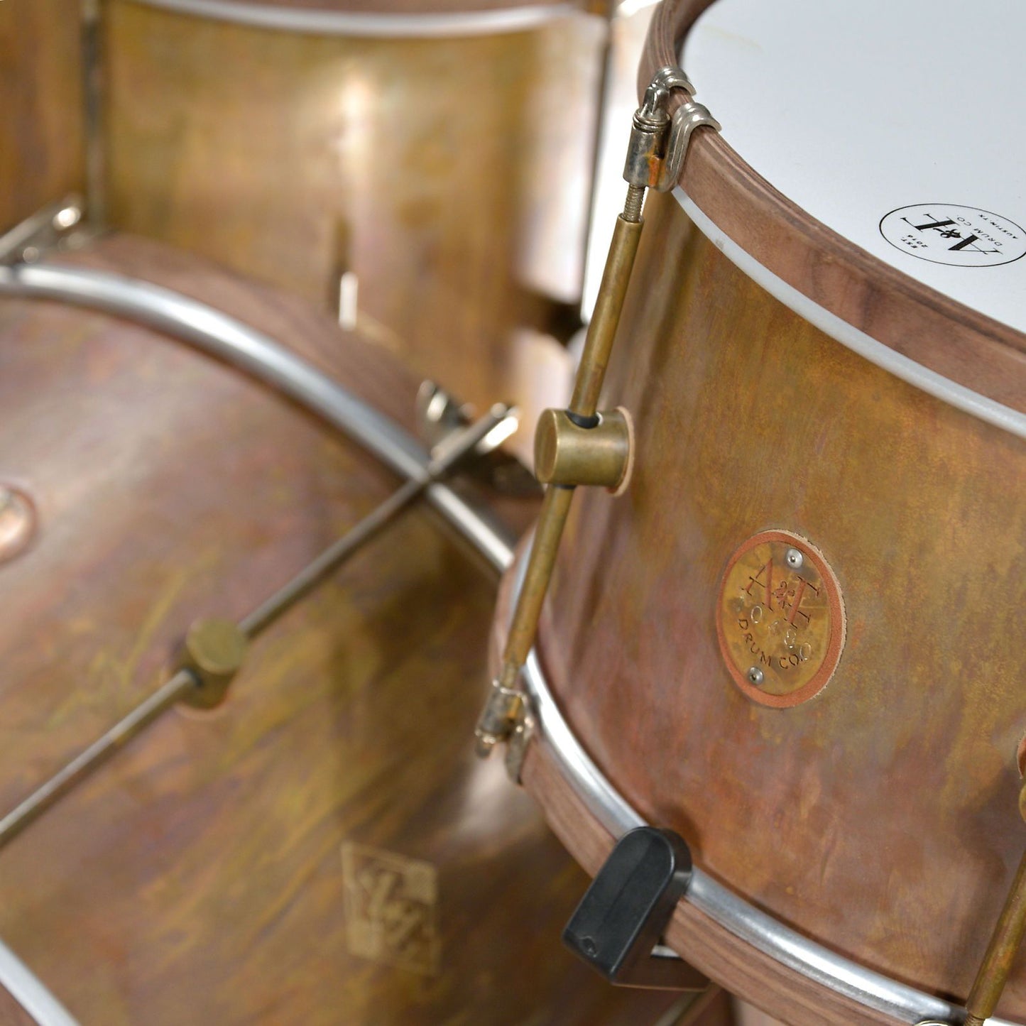 A & F Royal Elite Brass Drum Set