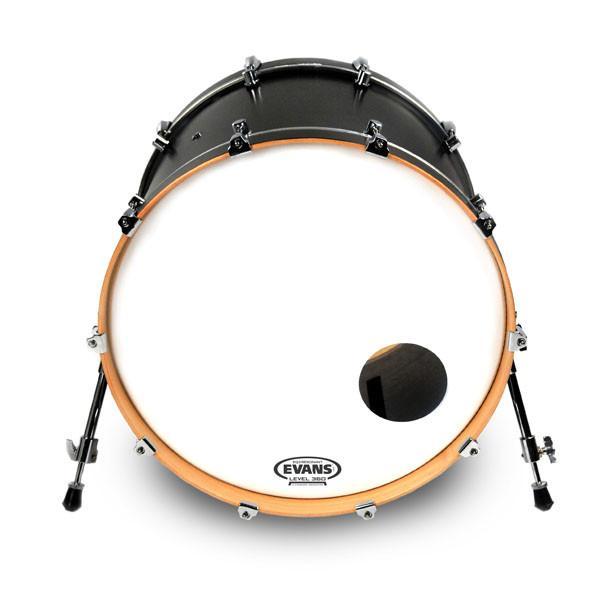 Evans EQ3 Reso Coated White Bass Drum Head