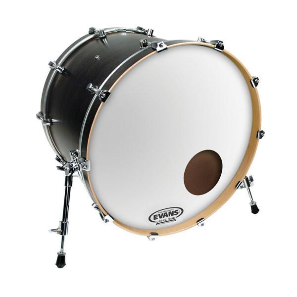 Evans EQ3 Reso Coated White Bass Drum Head