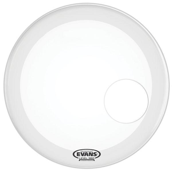 Evans EQ3 Reso Coated White Bass Drum Head