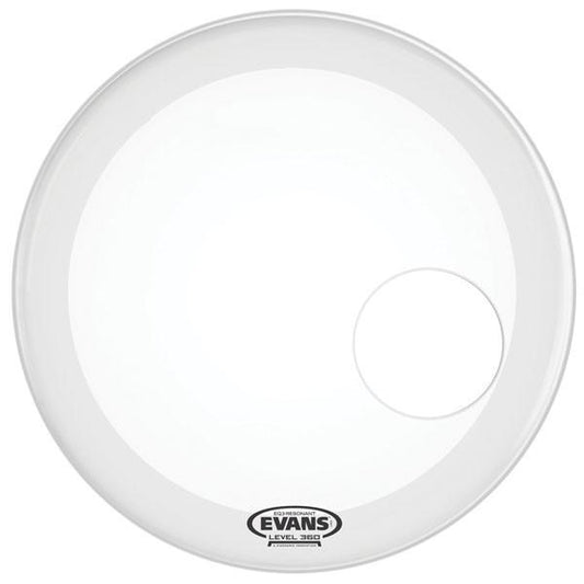 Evans EQ3 Reso Coated White Bass Drum Head