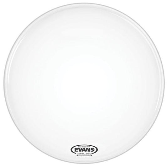 Evans EQ3 Reso Coated White No Port Bass Drum Head