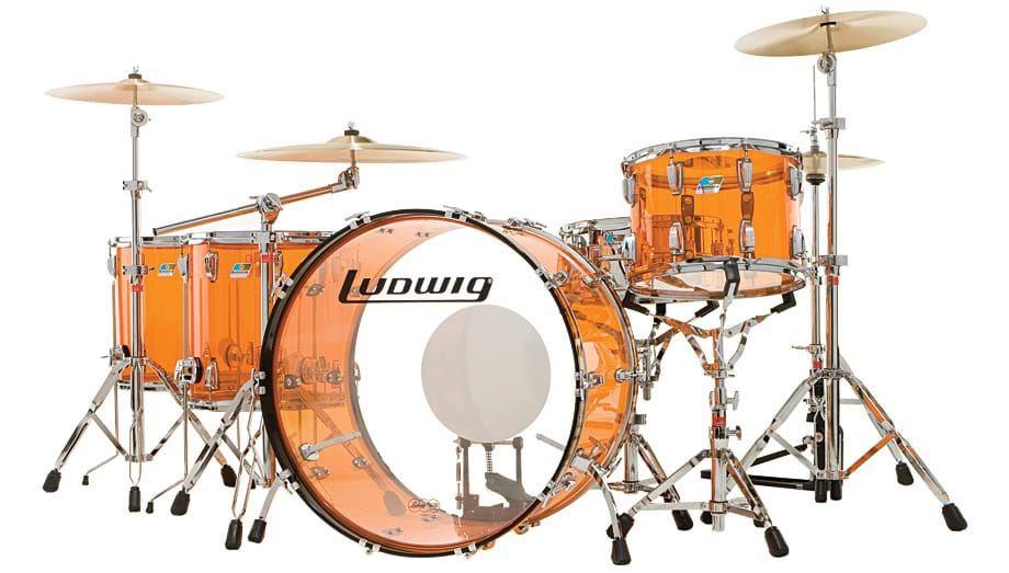 Ludwig Vistalite Drum Set