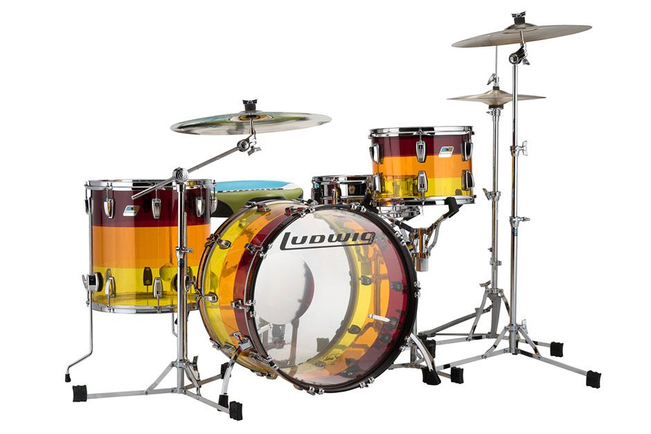 Ludwig Vistalite Drum Set