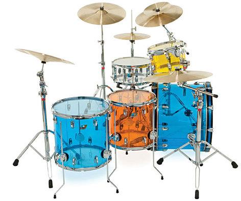 Ludwig Vistalite Drum Set