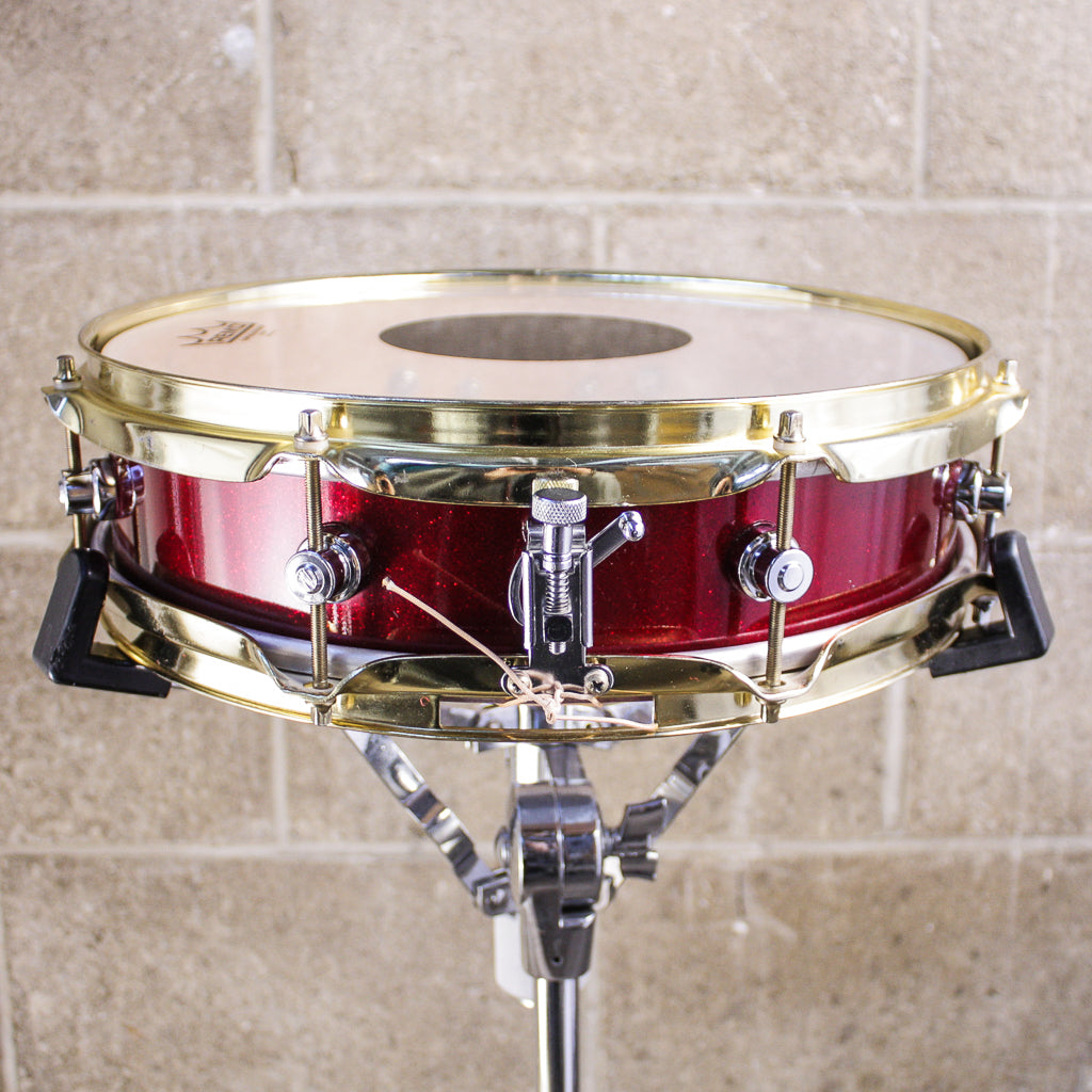 Neil Peart's DW 3" x 13" Red Sparkle Lacquer Snare Drum
