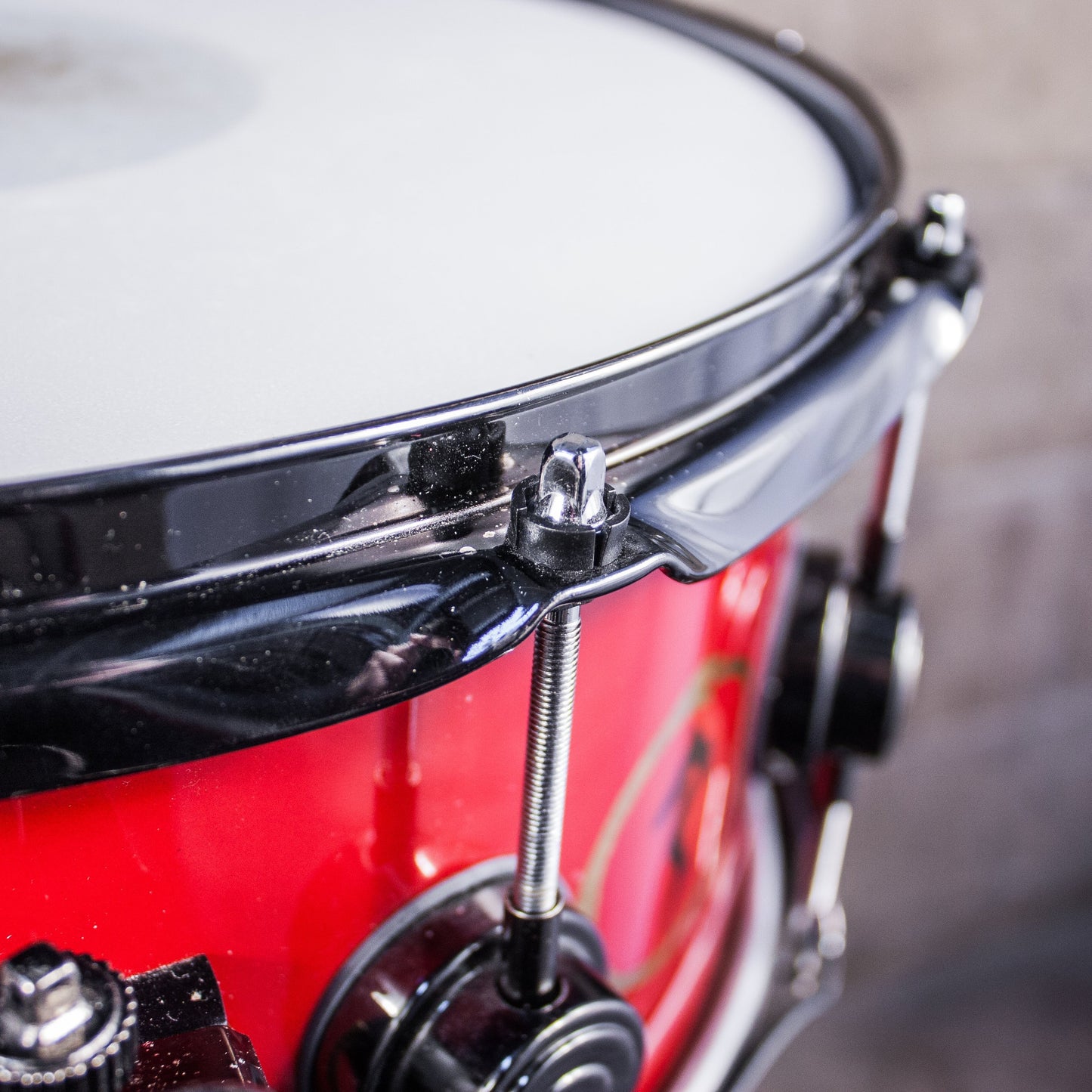 Neil Peart’s DW VLT Aztec Red "Snakes and Arrows" Snare Drum
