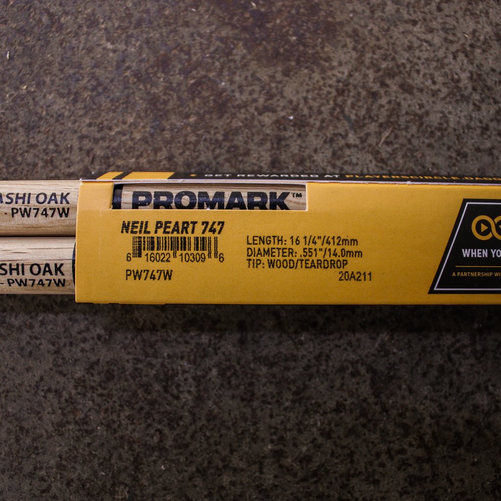 Promark Neil Peart Shira Kashi Oak Drumsticks
