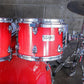 Ayotte 80s "Ray Era" Red Gloss One-Way Shade 5-Piece Drum Kit (22/16/14/13/12)