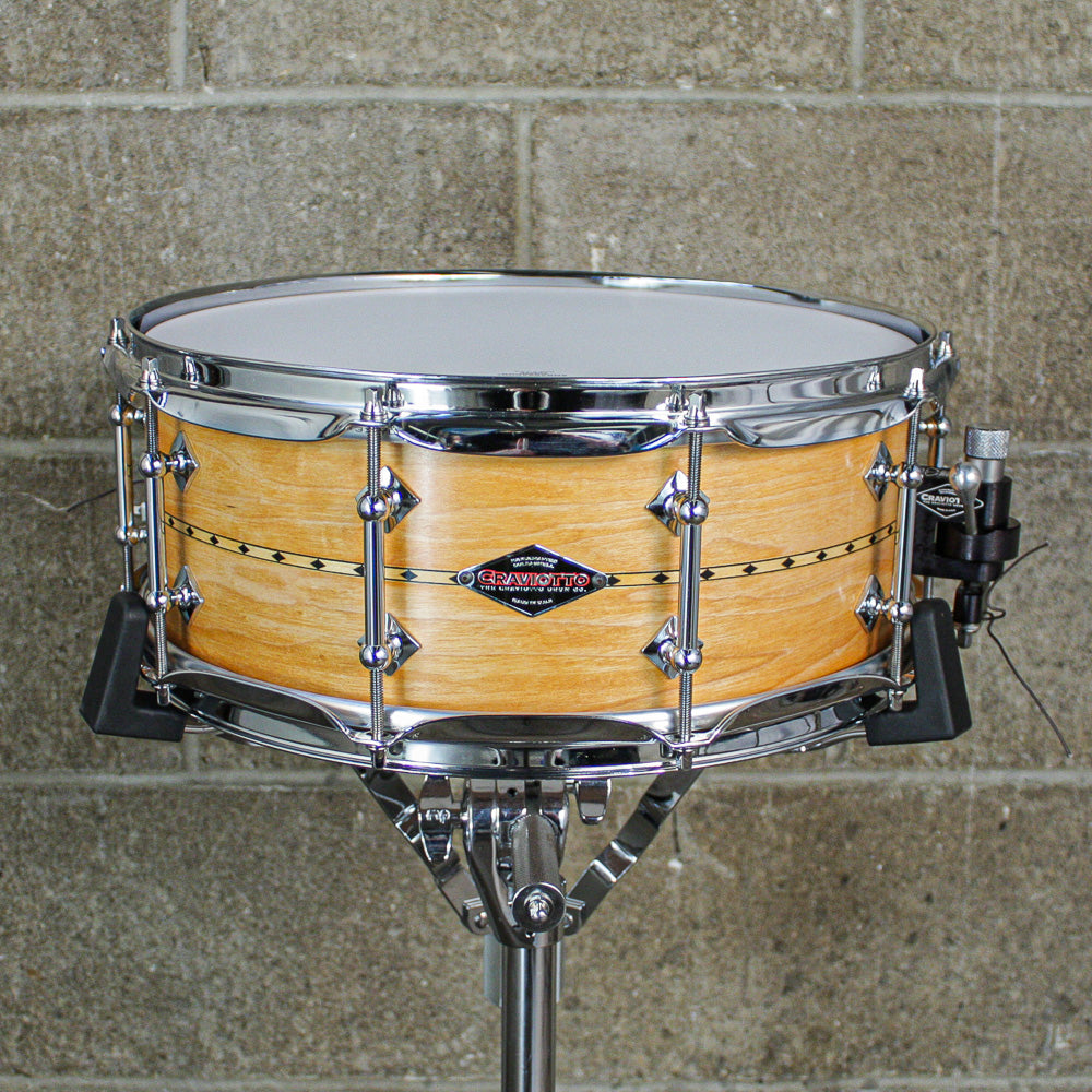 Craviotto 2010 5.5" x 14" Solid Maple Shell Snare Drum