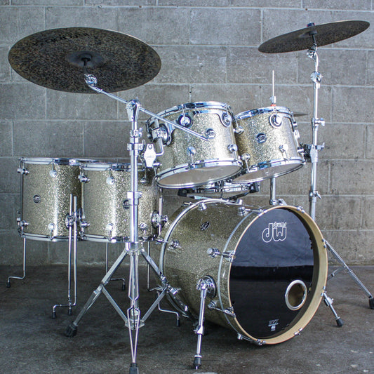 DW Performance Series Maple Drum Kit – Ginger Glitter Glass (12/13/14/16/20)
