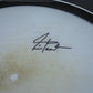 D.W. 6.5X14 VLT "Hockey Night In Canada" Maple Snare Drum with Neil Peart Tour used Sticks and Signed Head in Shadow Box
