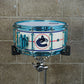 D.W. 6.5X14 VLT "Hockey Night In Canada" Maple Snare Drum with Neil Peart Tour used Sticks and Signed Head in Shadow Box